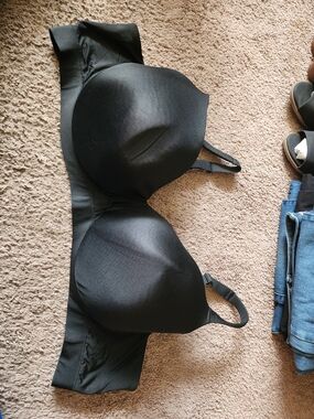 Cacique Black Smooth T-Shirt Bra